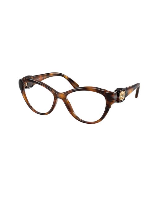 Swarovski Black Sk2057 1002 Optical Frames Injected Cat Eye Normal