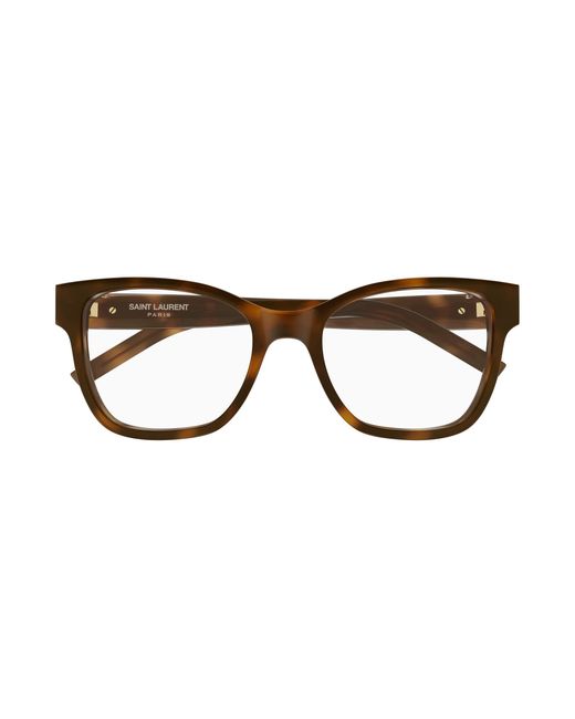 Saint Laurent Black Sl M158 009 Optical Frames Acetate Transparent Cat Eye