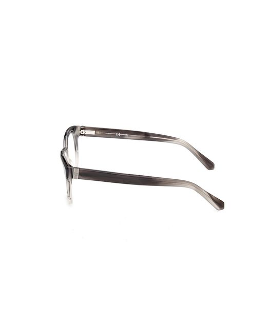 Guess Black Gu50366 020 Optical Frames Acetate Round Normal for men