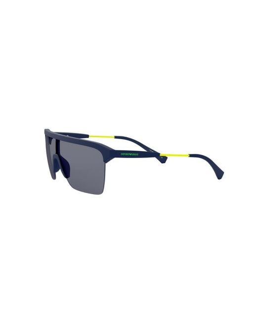 Emporio Armani Black Ea4146 575487 Sunglasses Plastic Squared for men
