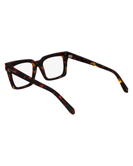 Ferragamo Black Sf2993 242 Optical Frames Acetate Squared Normal Normal