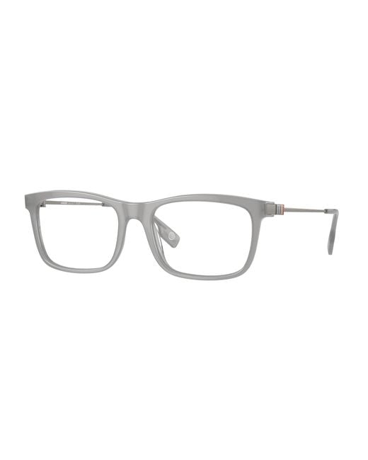 Burberry Black Be2384 4091 Optical Frames Acetate Transparent Squared Normal for men