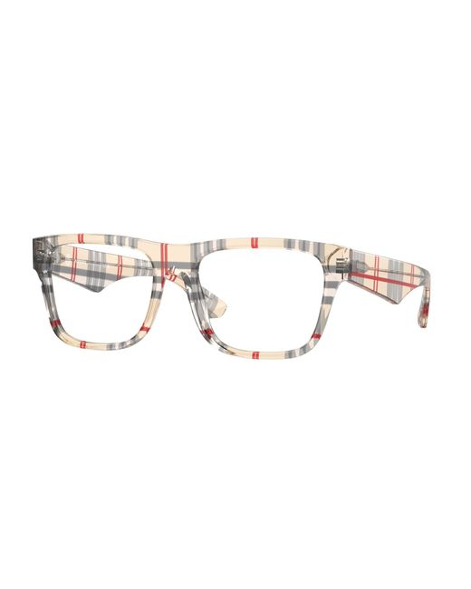 Burberry Black Be2411 4122 Optical Frames Acetate Squared Normal for men