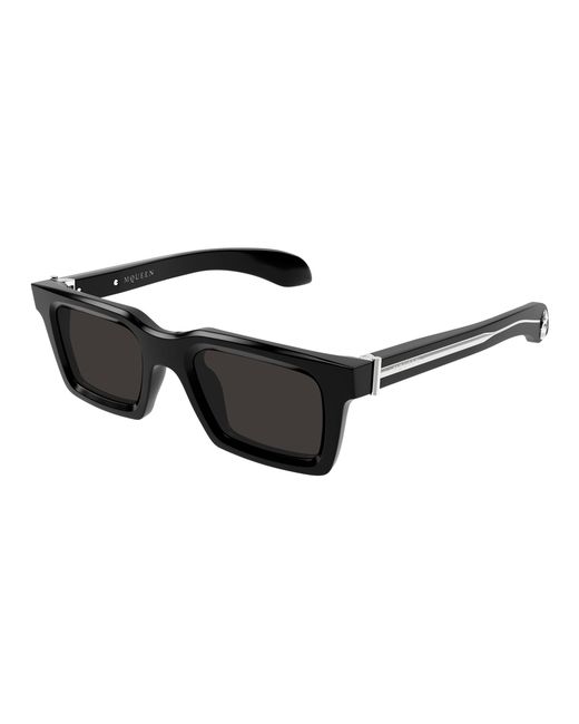 McQueen Black Am0506S 001 Sunglasses Acetate Squared for men