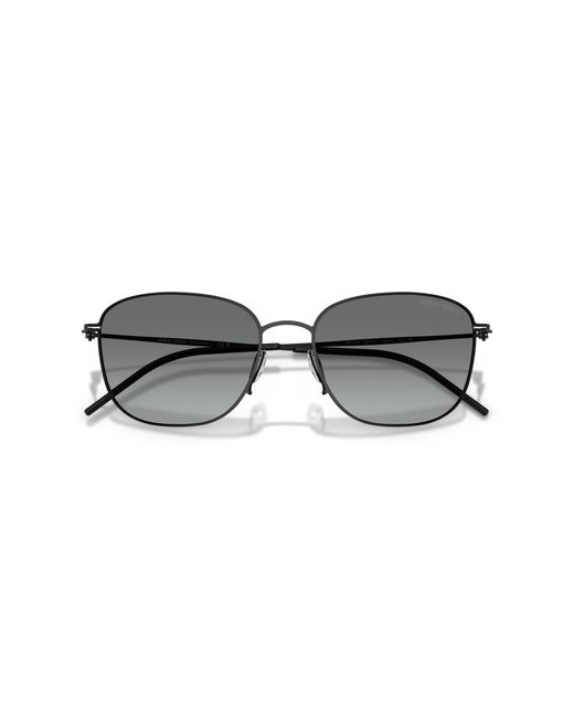 Giorgio Armani Black Ar6168 300111 Sunglasses Metal Pillow Normal Shaded for men