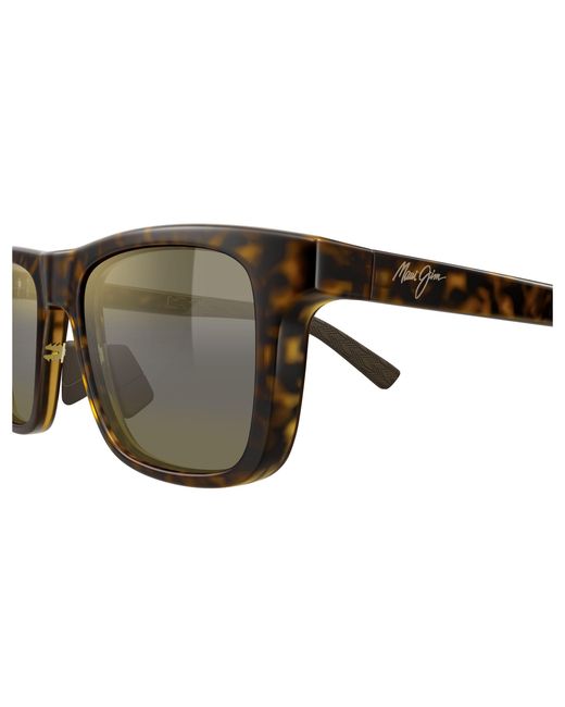 Maui Jim Black Mj0341S 002 Sunglasses Bio-Injected Bronze Squared for men