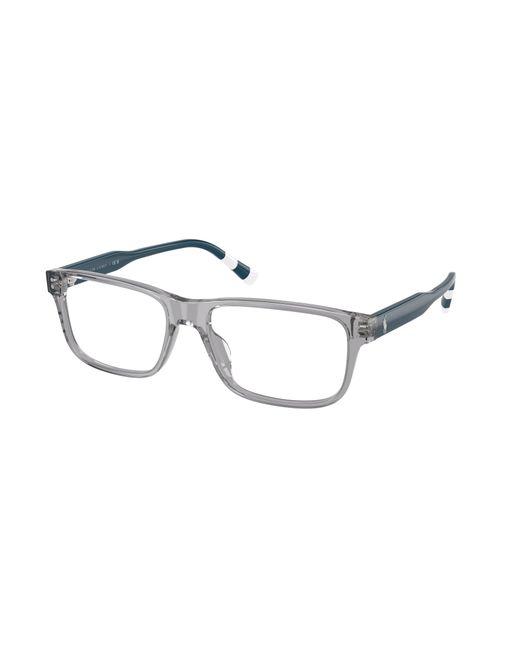Polo Ralph Lauren Black Ph2302U 6317 Optical Frames Acetate Transparent Squared Normal for men