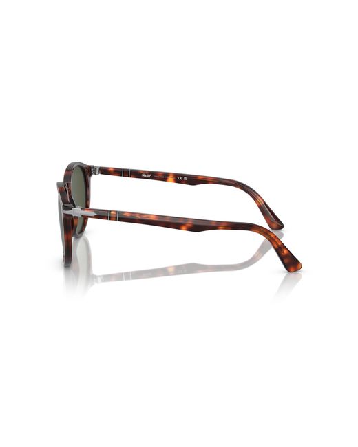 Persol Black Po3152S 901531 Sunglasses Acetate Round Normal for men