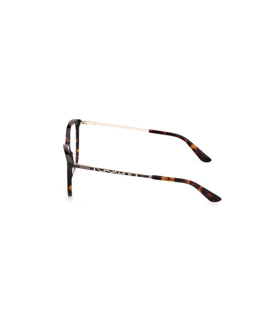 Guess Black Gu50171 052 Optical Frames Metal Cat Eye Normal