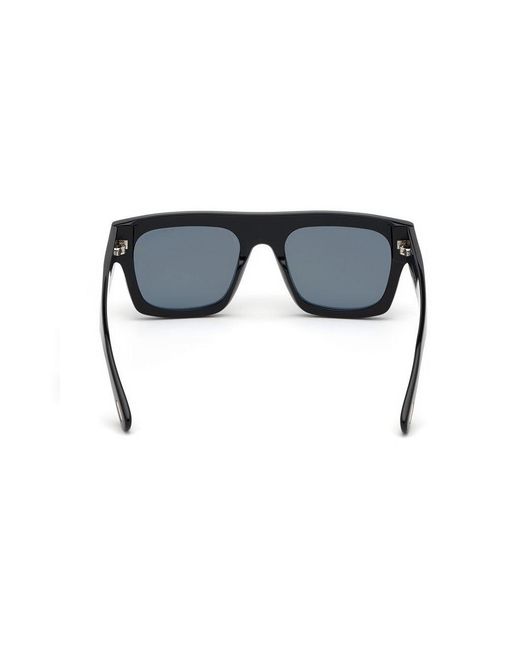 Tom Ford Black Ft0711 Fausto 01A Sunglasses Acetate Squared Normal for men