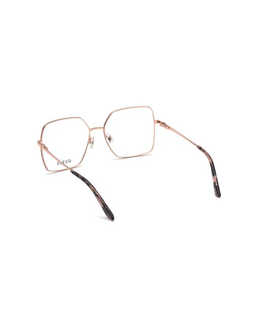 Guess Black Gu2824 005 Optical Frames Metal Squared Normal