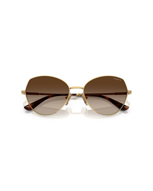 Vogue Eyewear Black Vo4330S 280/13 Sunglasses Metal Geometric Normal Shaded