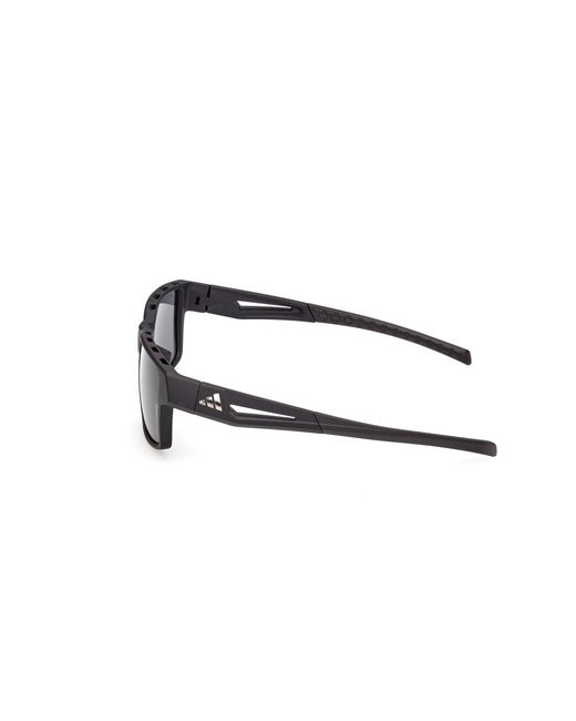 Adidas Originals Black Sp0125 Kleon 02A Sunglasses Injected Smoke Squared Normal for men