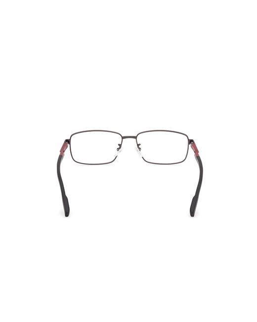 Adidas Originals Black Sp5085-H 09A Optical Frames Metal Squared Normal for men