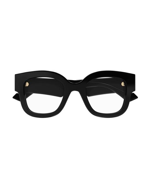 Gucci Black Gg1423O 001 Optical Frames Acetate Transparent Cat Eye