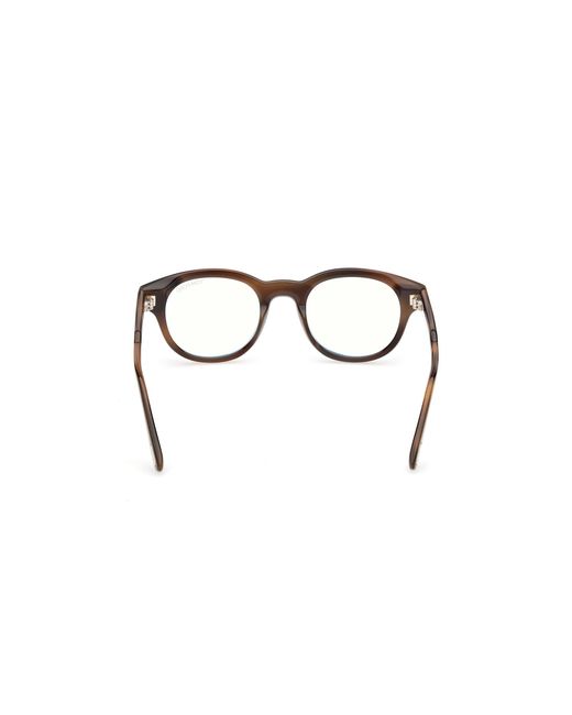 Tom Ford Black Ft6121-B 055 Optical Frames Acetate Round Normal for men