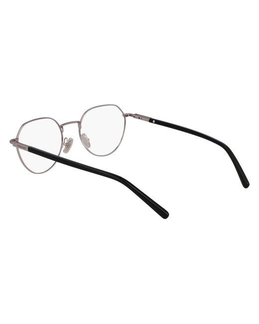 Ferragamo Black Sf2233 081 Optical Frames Acetate Round Normal