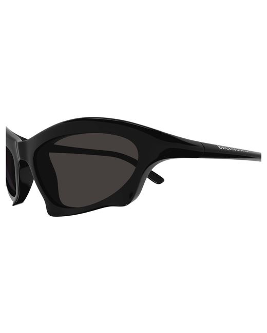 Balenciaga Black Bb0229S 001 Sunglasses Plastic Wraparound Normal