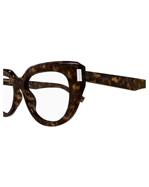 Saint Laurent Black Sl 828 002 Optical Frames Acetate Transparent Cat Eye