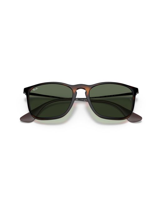 Ray-Ban Chris Sunglasses Black Frame Grey Lenses 54-18