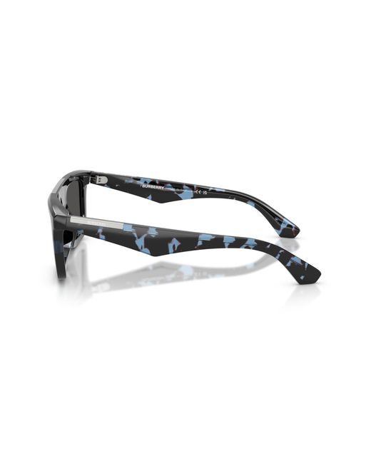 Burberry Black Be4451U 411187 Sunglasses Injected Squared Normal for men