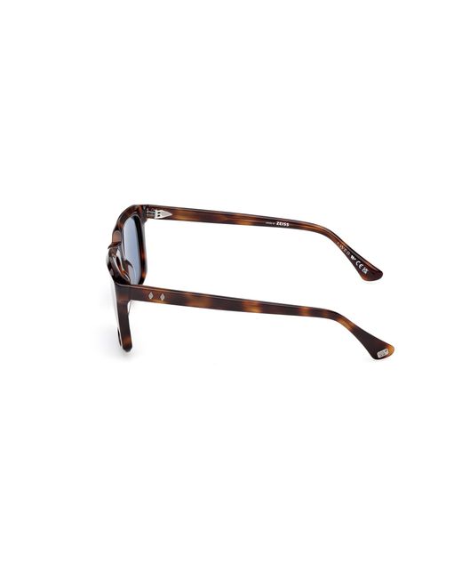 Web Black We0388 52V Sunglasses Acetate Squared Normal for men