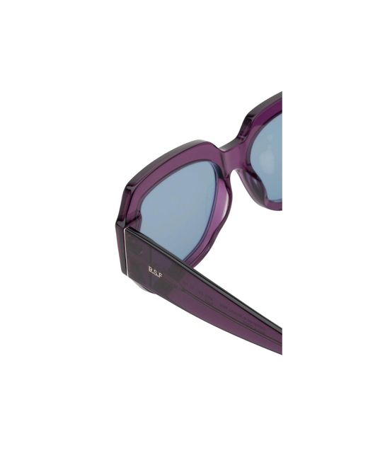 Retrosuperfuture Blue Xfs Nala Melanzana Sunglasses Acetate Light Squared Normal