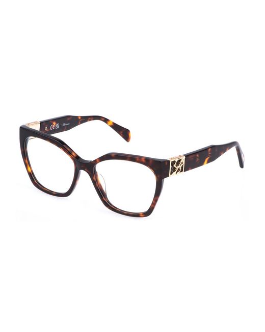 Blumarine Black Vbm872S 909 Optical Frames Acetate Squared
