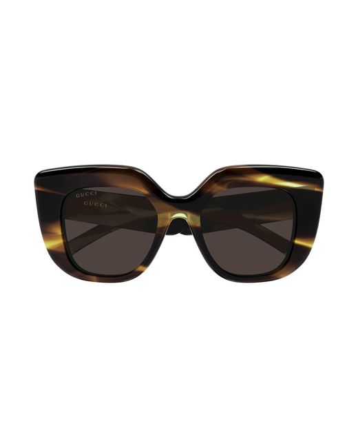 Gucci Black Gg2030S 003 Sunglasses Acetate Squared