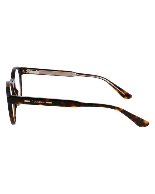 Calvin Klein Black 206 Optical Frames Acetate Round Normal