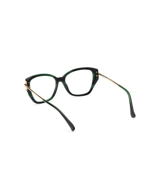 Max Mara Black Mm5117 001 Optical Frames Acetate Cat Eye Normal