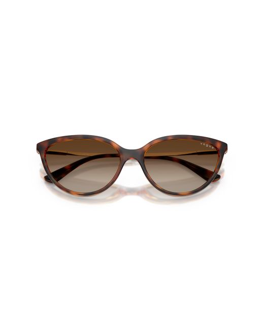 Vogue Eyewear Black Vo5672S W65613 Sunglasses Nylon Cat Eye Normal Nuanced