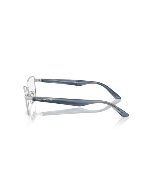 Emporio Armani Black Ea1156 3015 Optical Frames Metal Geometric Normal