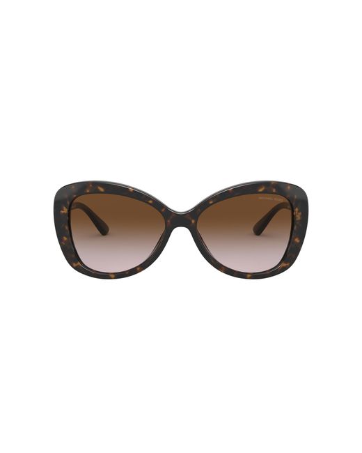 Michael Kors Black Mk2120 Positano 300613 Dark Tort Sunglasses Plastic Butterfly Normal Shaded