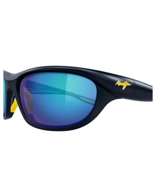 Maui Jim Black Mj0349S 003 Sunglasses Bio-Injected Squared for men