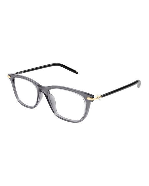 Montblanc Black Mb0275Oa 005 Optical Frames Acetate Squared for men