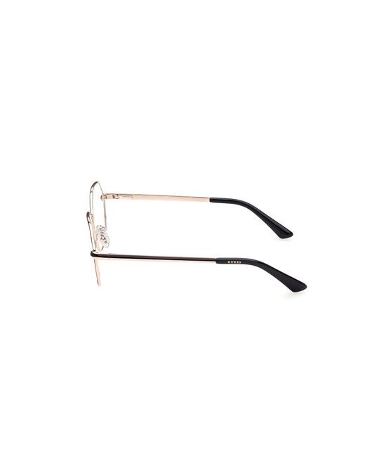 Guess Black Gu2869 005 Optical Frames Metal Geometric Normal