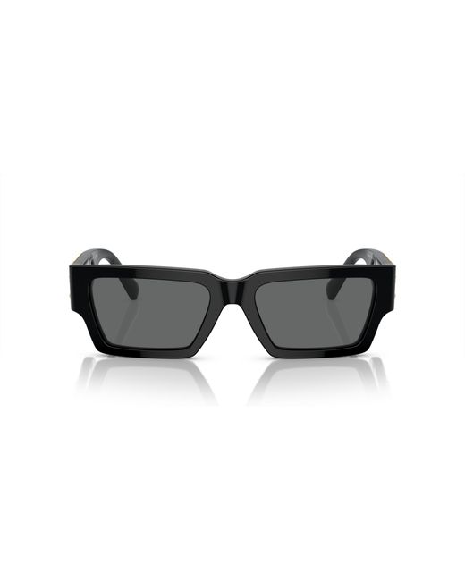 Versace Black Ve4459 Gb1/87 Sunglasses Acetate Squared Normal