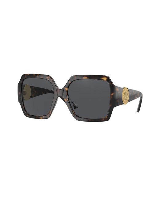 Versace Black Ve4453 108/87 Sunglasses Injected Squared Normal