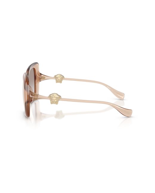 Versace Black Ve4499U 55386E Sunglasses Injected Squared Normal Nuanced