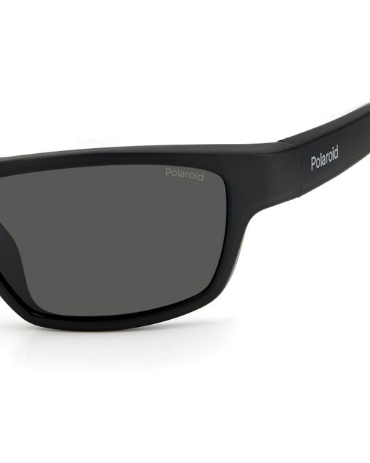 Polaroid Black Pld 7037/S 807/M9 Sunglasses Polycarbonate Squared