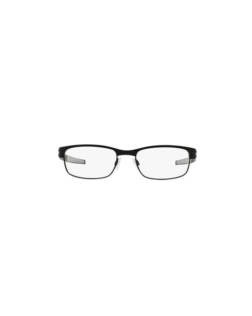 Oakley Black Ox5038 Metal Plate 503801 Optical Frames Titanium Squared for men