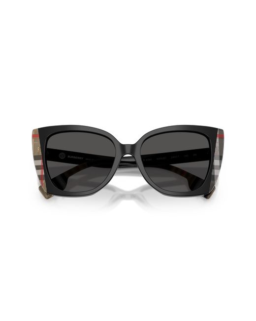 Burberry Black Be4393 Meryl 405587 Sunglasses Acetate Cat Eye Normal