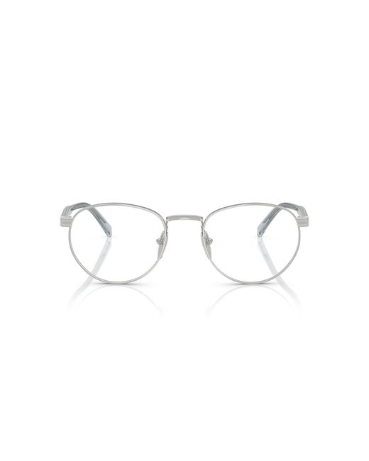 Prada Black Pr B52V 29B1O1 Optical Frames Metal Transparent Pantos Normal for men