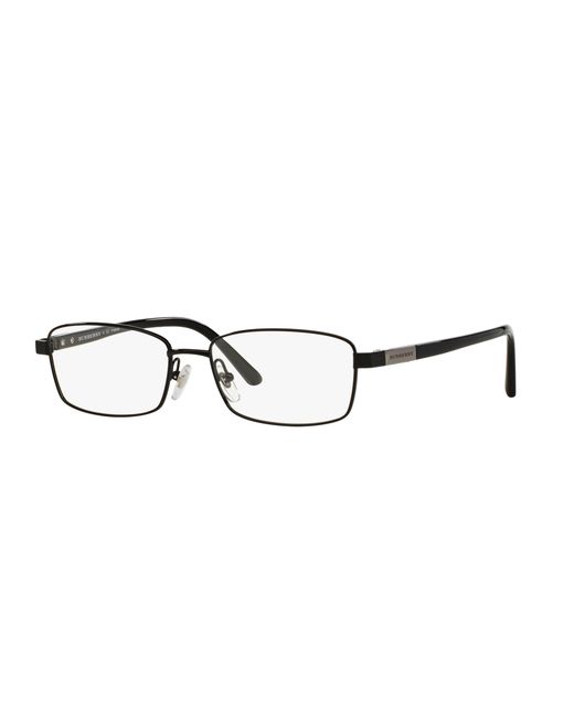 Burberry Black Be1287Td 1001 Optical Frames Titanium Squared Normal for men