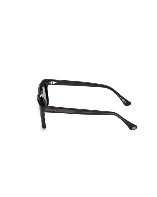Web Black We0382 05D Sunglasses Acetate Smoke Squared Polarized for men