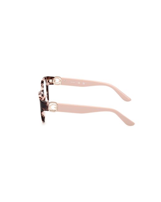 Guess Black Gu50120 055 Optical Frames Acetate Squared Normal