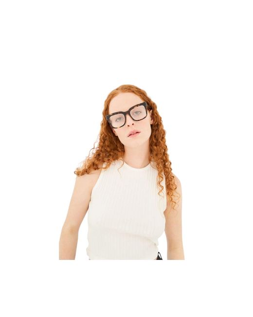 Retrosuperfuture Black Yrf Numero 136 Burnt Optical Frames Acetate Squared