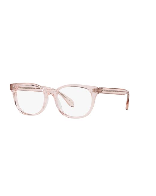 Oliver Peoples Black Ov5457U Hildie 1652 Optical Frames Acetate Transparent Pillow Normal