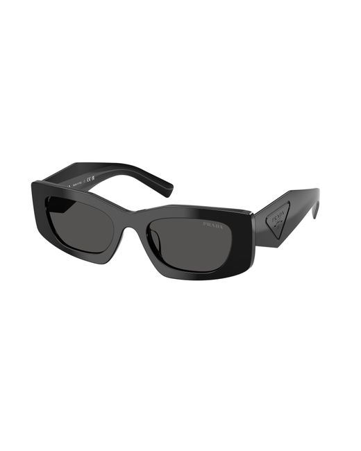 Prada Black Pr D03Sd 16K08Z Sunglasses Acetate Squared Normal